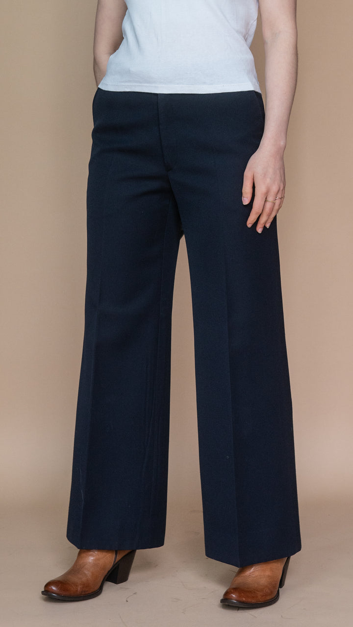 '70s NAVY FLARES - Size S