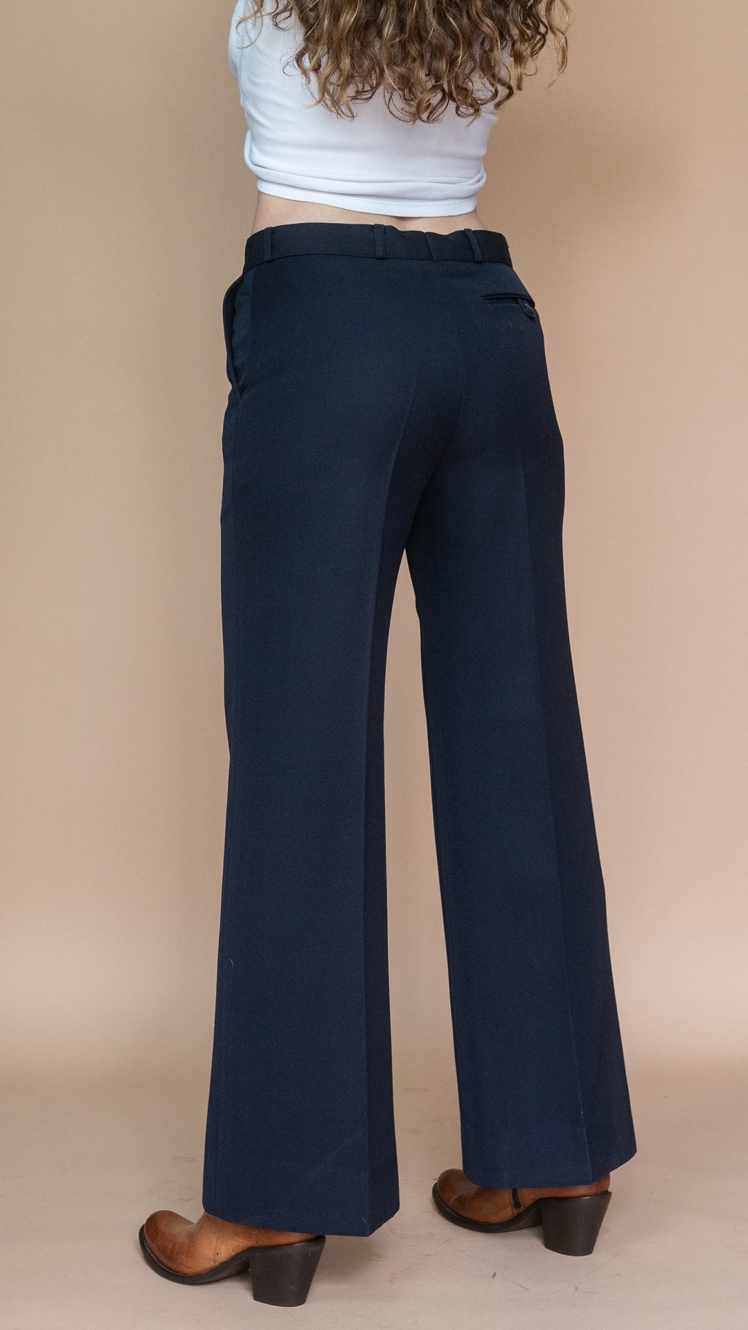 '70s NAVY FLARES - Size S