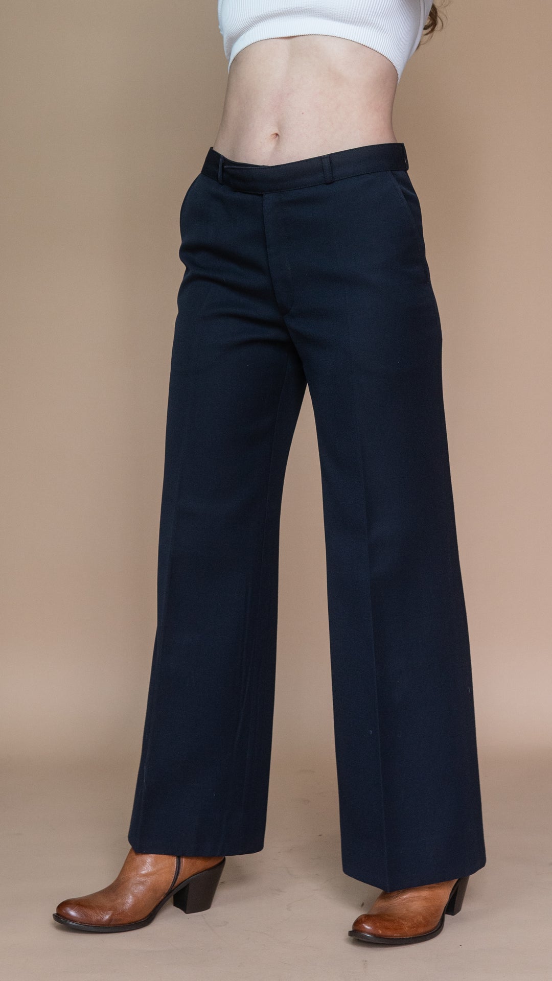 '70s NAVY FLARES - Size S