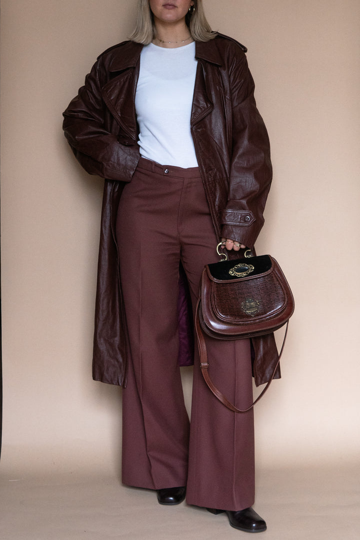 VINTAGE ORNATE LEATHER BAG