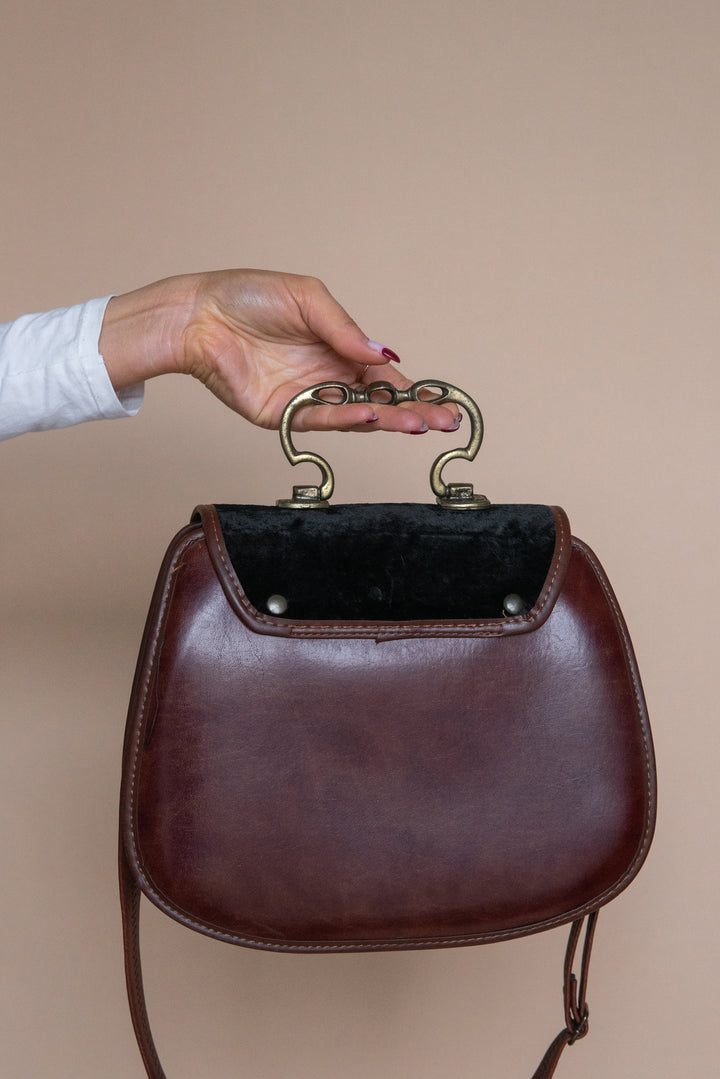 VINTAGE ORNATE LEATHER BAG